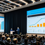 Blockchain Solutions Presentation**

"A diverse group of professionals attending a blockchain conference in a modern convention center in Milan, Italy. A speaker is presenting on a large screen displaying Layer-2 scaling solutions with charts and graphs. The audience is engaged and taking notes. Everyone is fully clothed in professional attire. Safe for work, appropriate content, perfect anatomy, natural proportions, family-friendly."

**